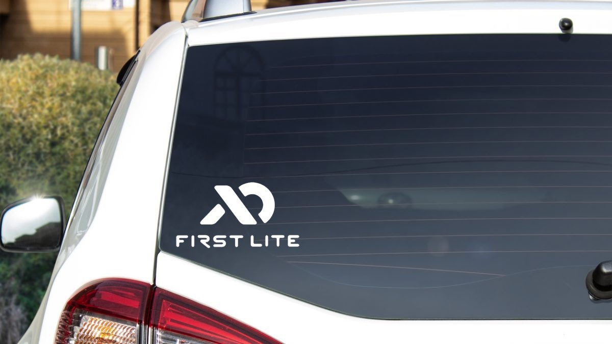 First Lite Decal, Vinyl Die Cut Window Sticker, 100% Made In USA