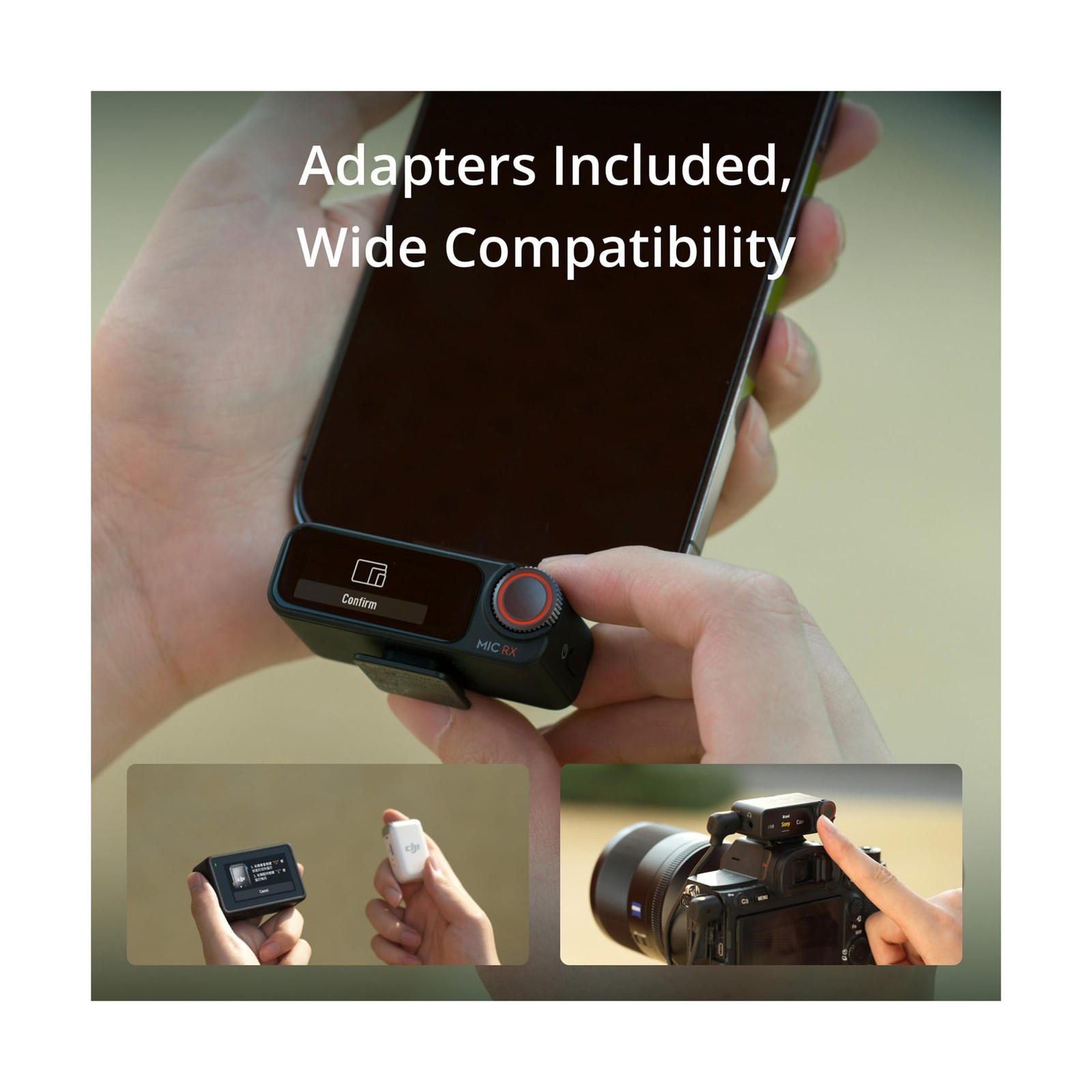 DJI Mic 2 – All-In-One Professional Wireless Microphone System – Includes 2 T…