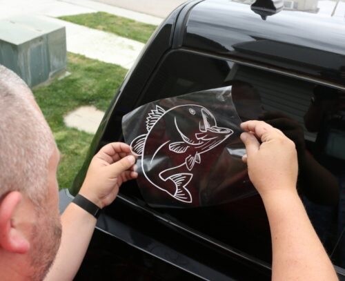 Ford Logo – White – Vinyl Transfer Decal – Y7-1.58