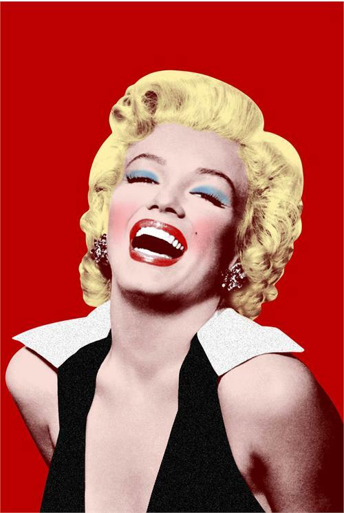 Marilyn Monroe Red Poster 24in x 36in