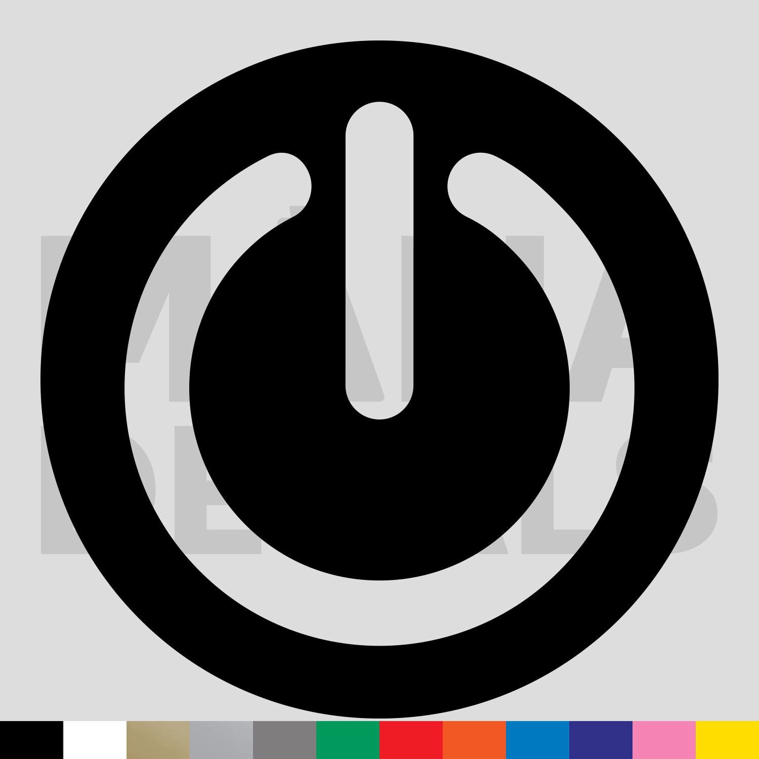 Power Symbol Vinyl Die Cut Decal Sticker – Icon PC Computer Video Game