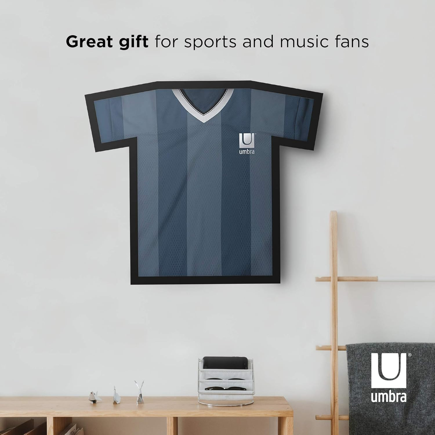 Stylish Black Display Case for Adult T-Shirts (Small to Large) – Medium Size
