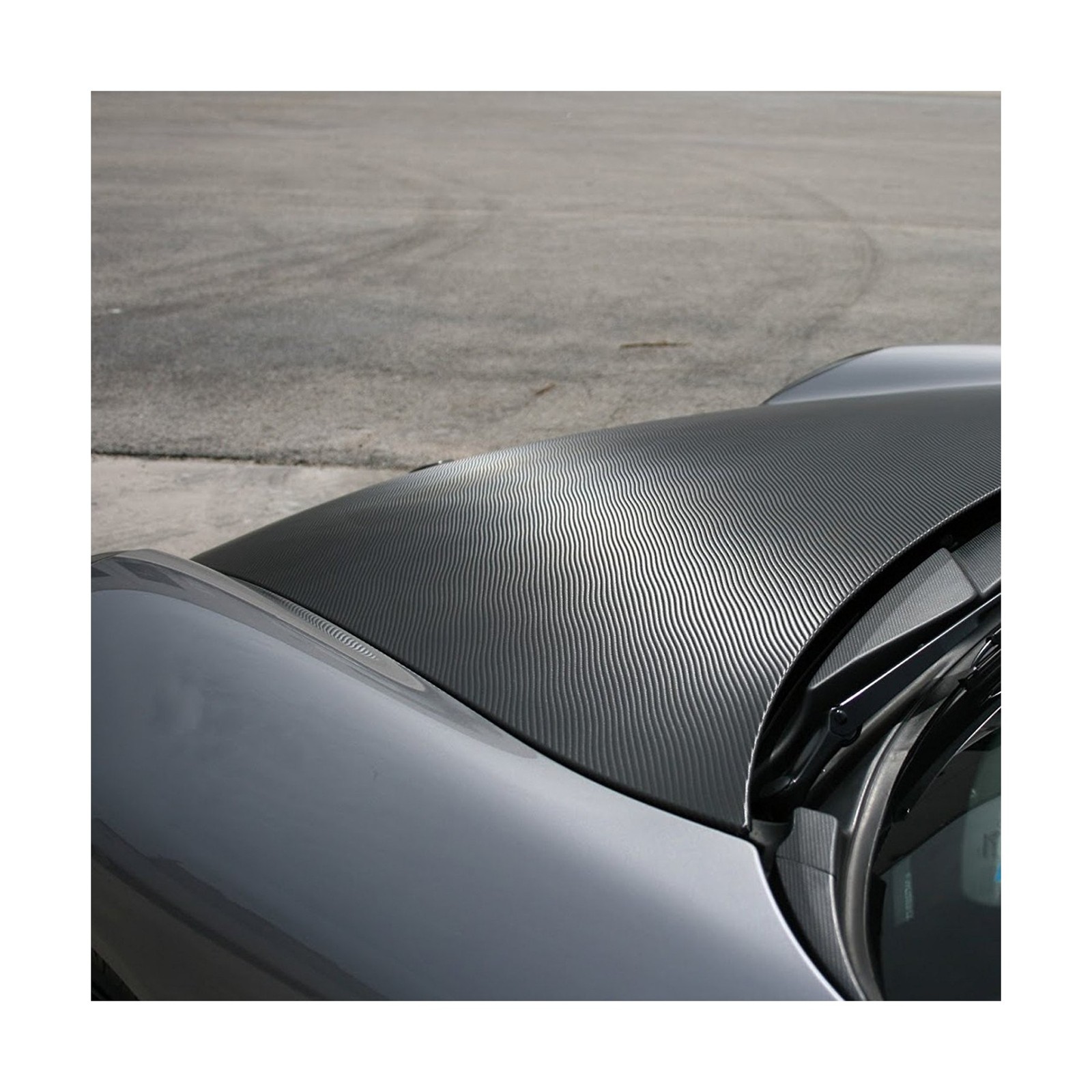 LZLRUN 3D Carbon Fiber Vinyl Wrap – Outdoor Rated for Automotive Use – 12 inc…