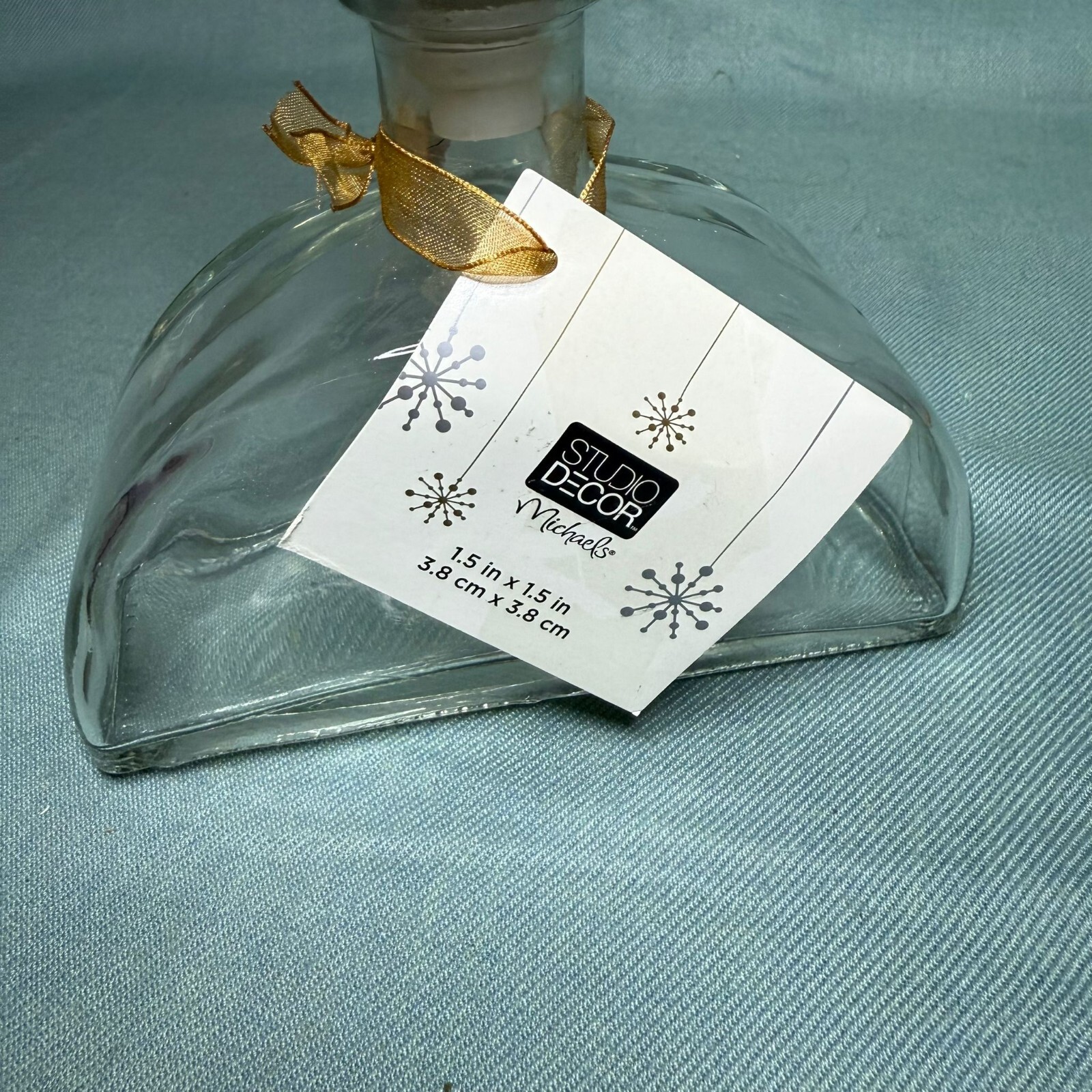 Studio Decor, Bottle 6″ with Cap with Photo Frame 1.5×1.5″, Decor