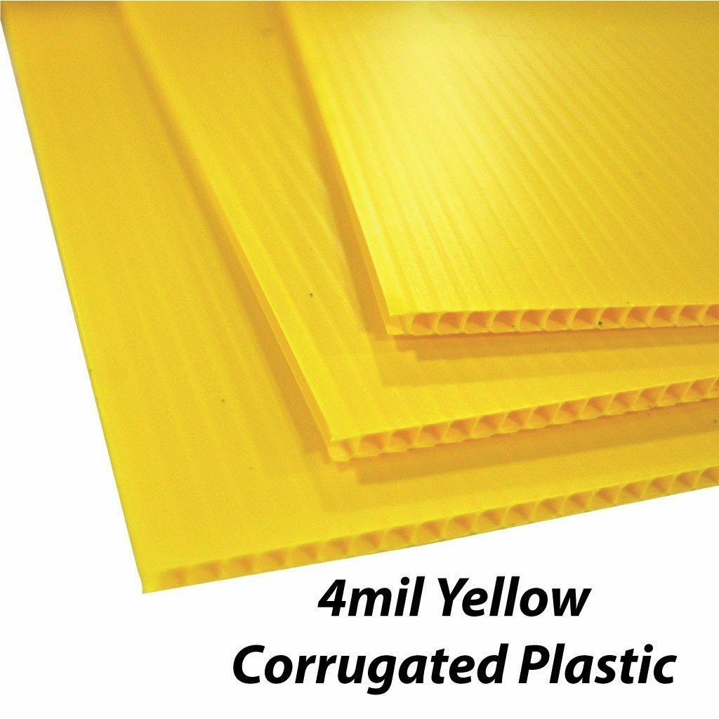 2’X4′ 4mm Corrugated Plastic Blank Yard Signs – FREE SHIPPING