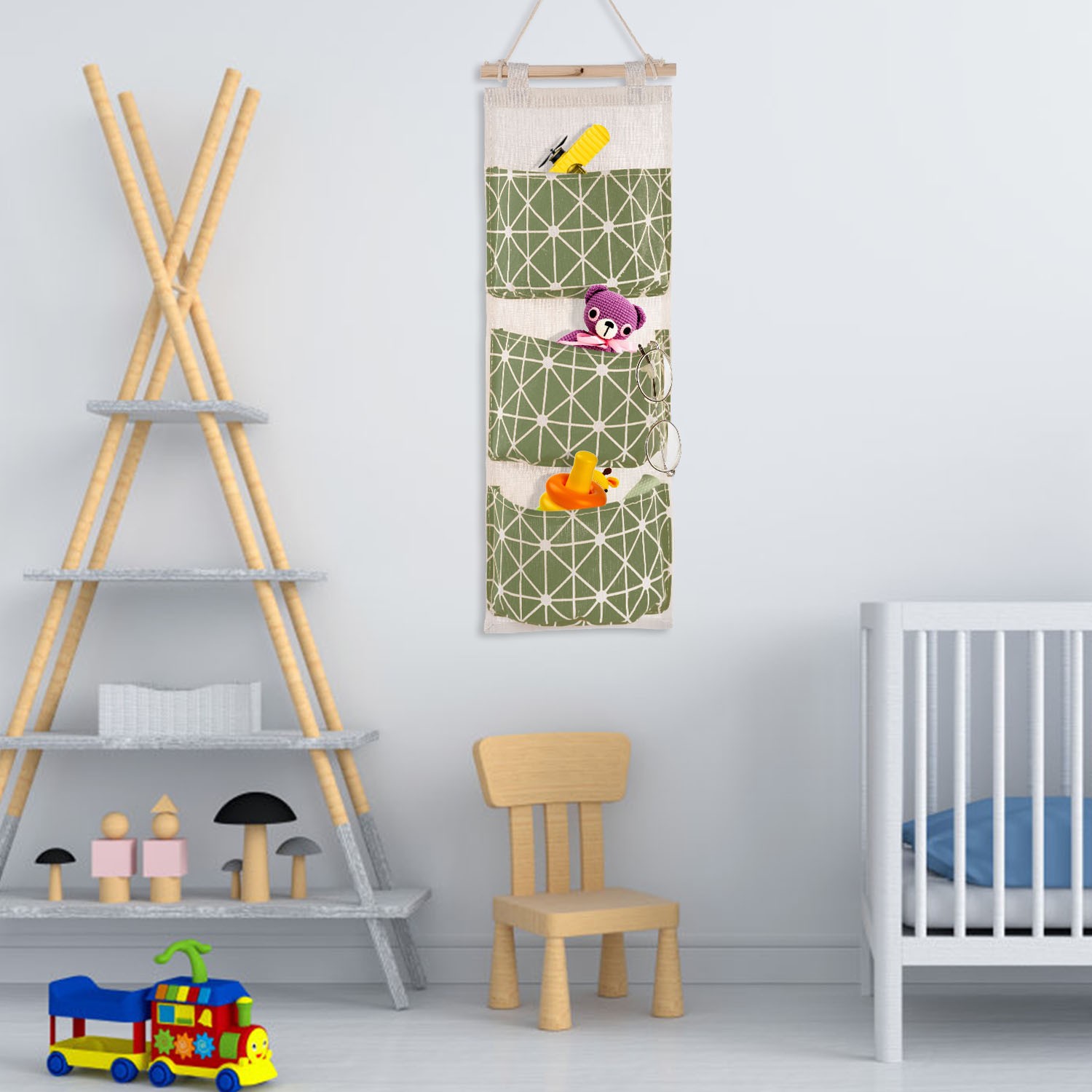 1Pc Wall Mounted Storage Bag Door Closet Hanging Storage Bag Organizer Waterproo
