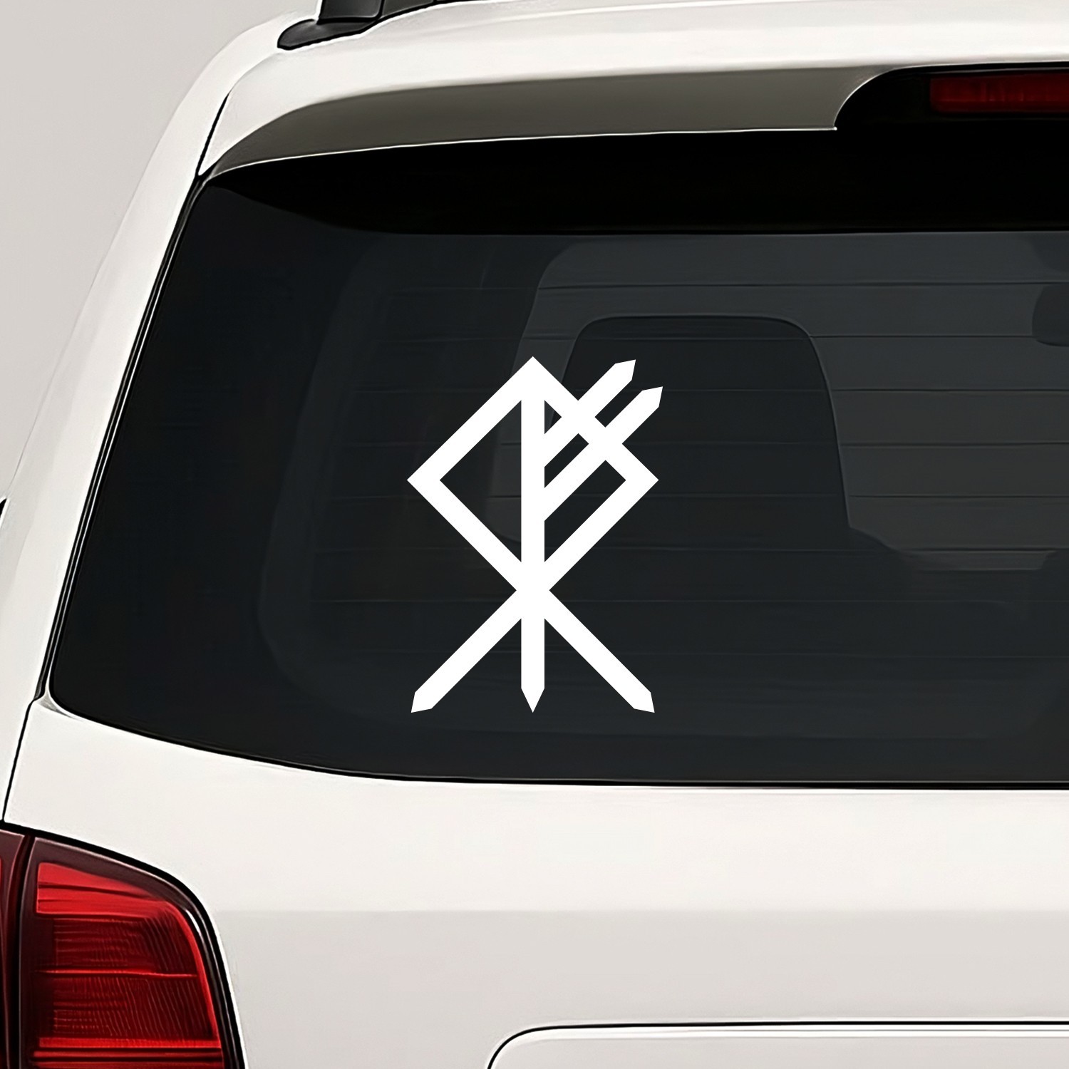 Wolf Rune Vinyl Die Cut Decal Sticker – Norse Viking Binding