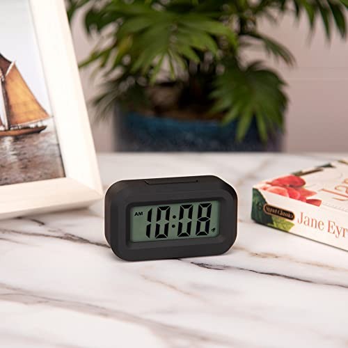 FAMICOZY Small Digital Travel Alarm Clock,Simple Operation,Easy to