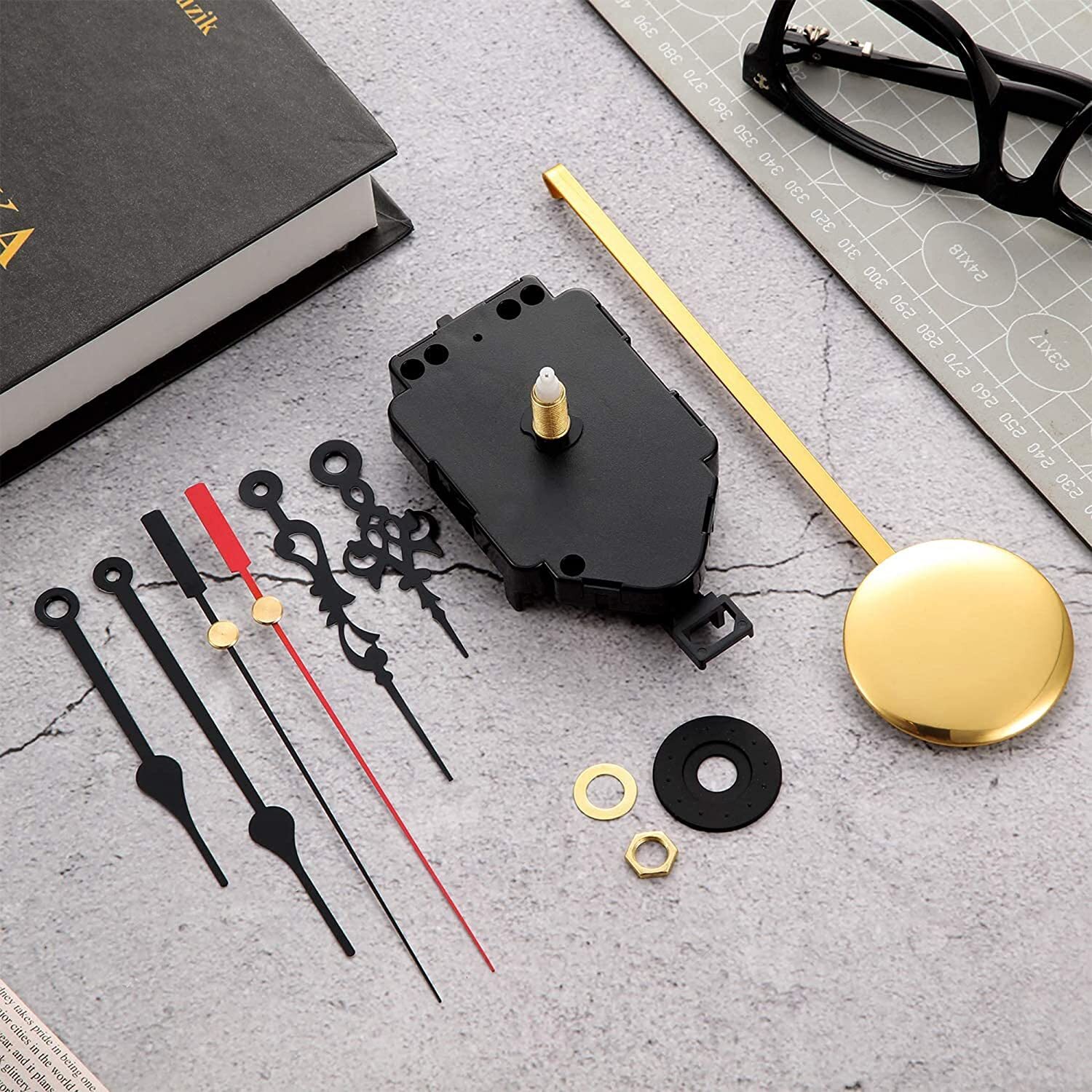 Quartz Wall Clock Pendulum Swing Movement Mechanism DIY Kit Chime Repair Part US