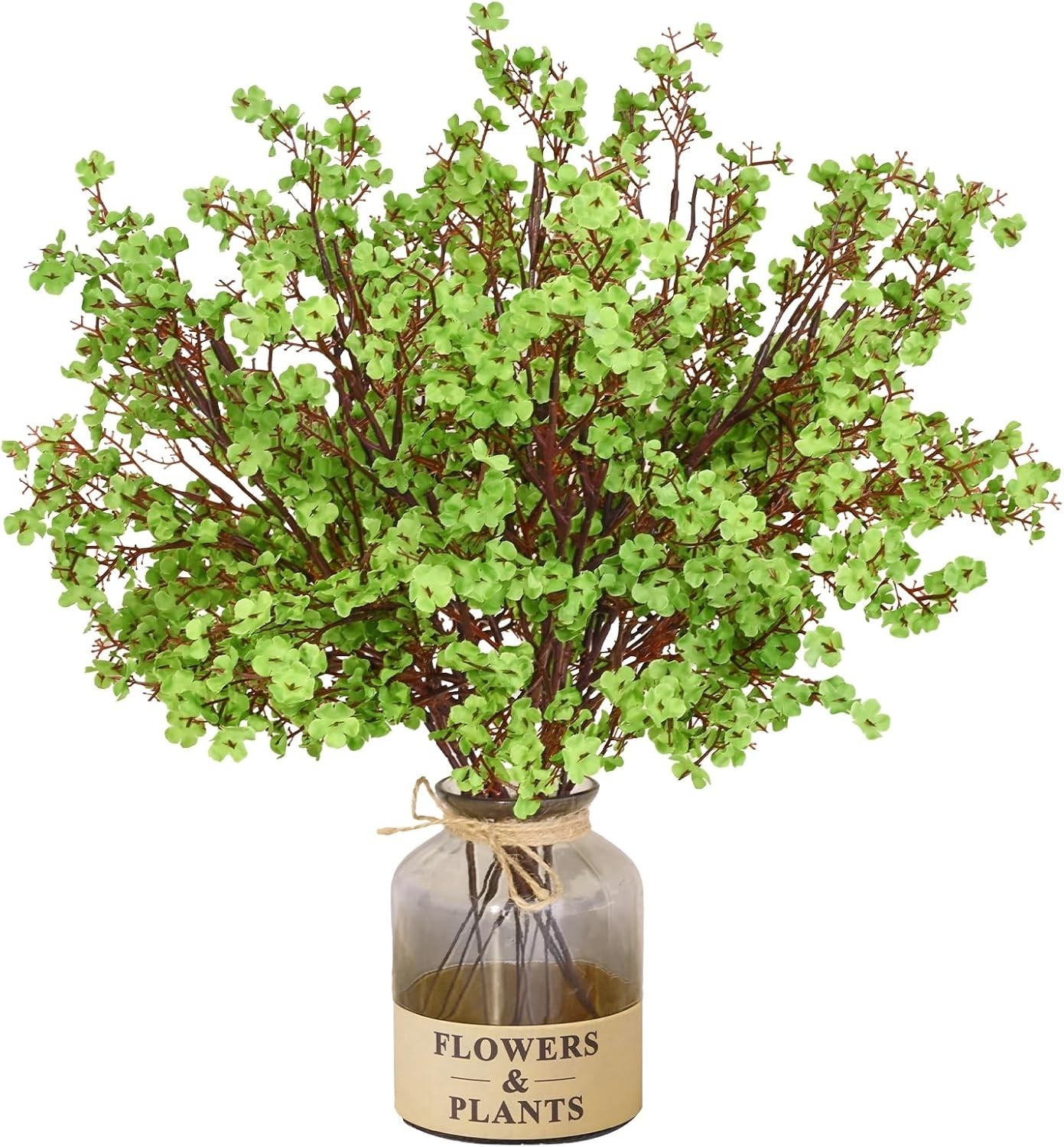 Maintenance-Free Artificial Babys Breath Flowers – 5 Pcs for All Occasions
