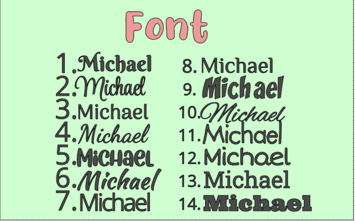 CUSTOM TEXT Vinyl Decal Tumbler Sticker Personalized Cup Name 5″ length