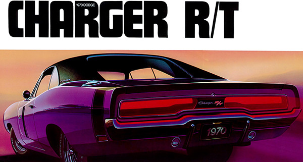 1970 Dodge Charger R/T – Promotional Advertising Poster