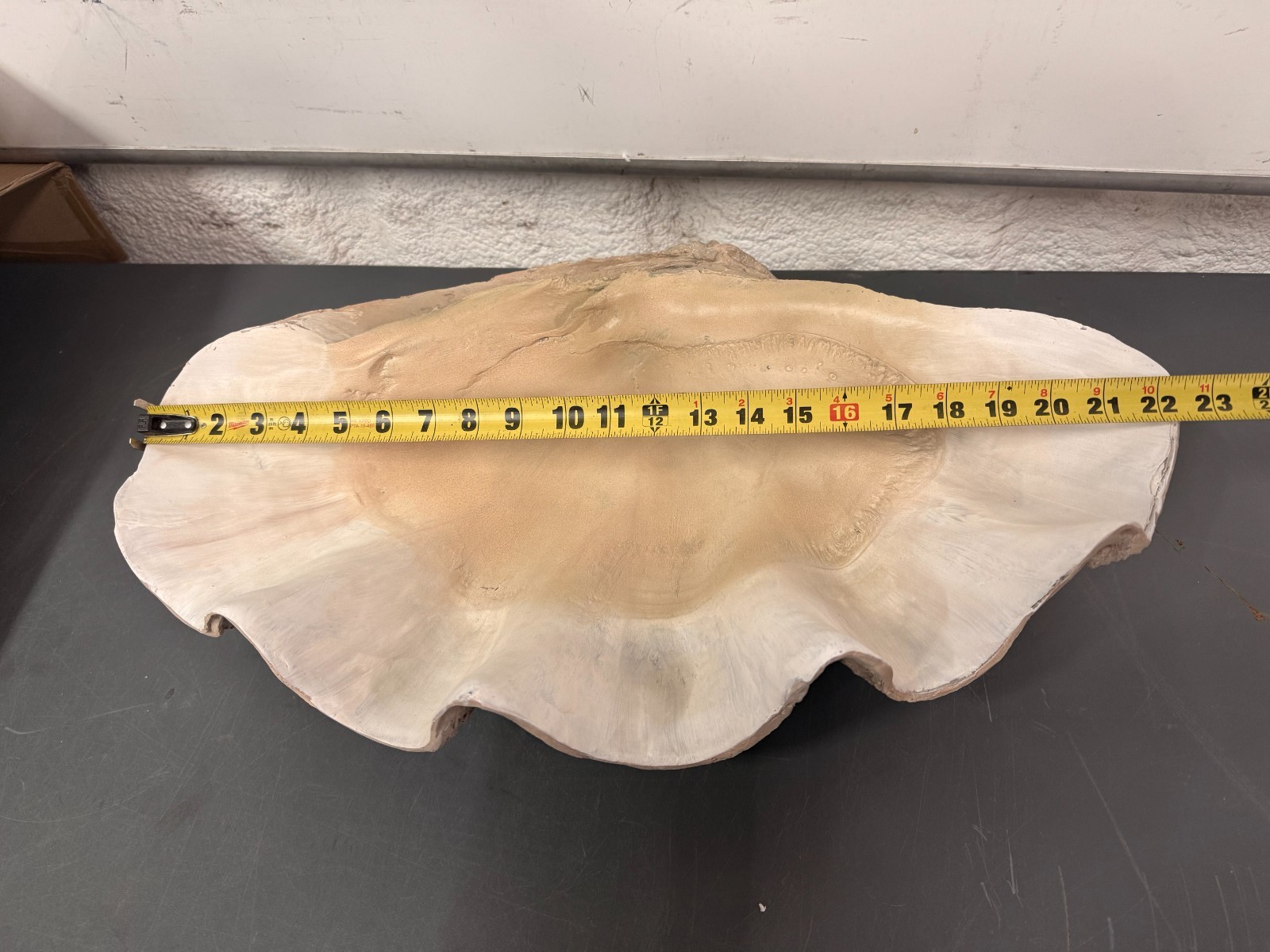 Uttermost Handmade Clam Shell 22-3/4″ Wide Stone Accent Bowl # 19800