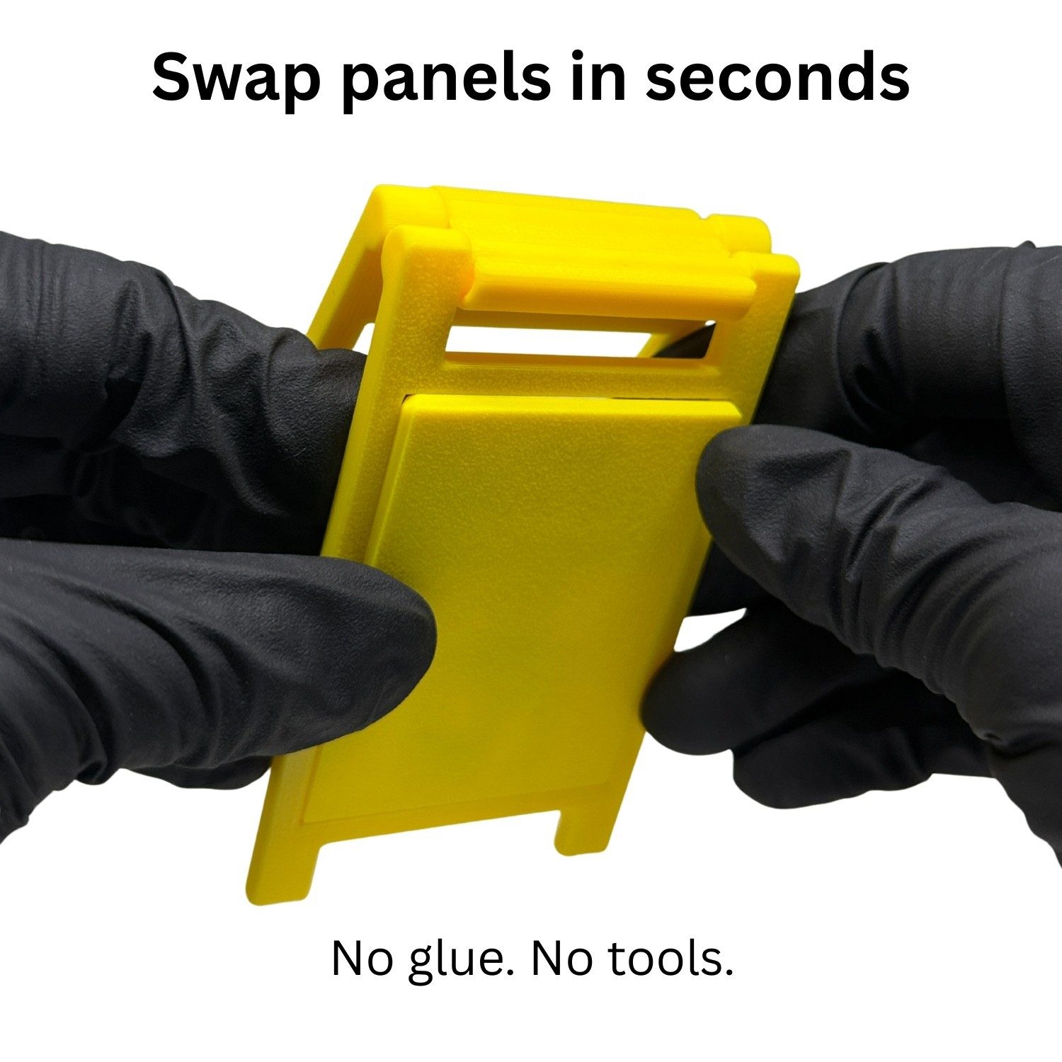 Mini Swappable 3D Desk Sign – In the Office / Out of Office (2 Panels)