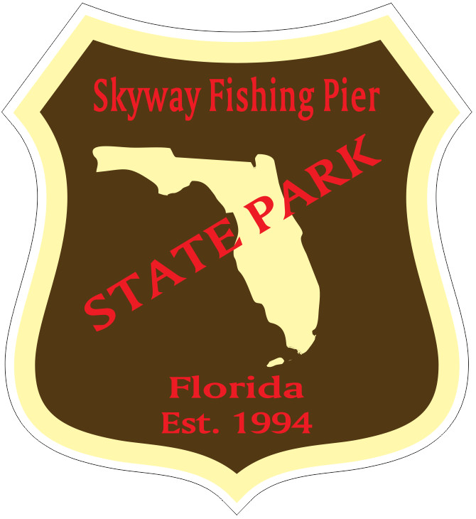 Skyway Fishing Pier Florida State Park Sticker R6788 YOU CHOOSE SIZE