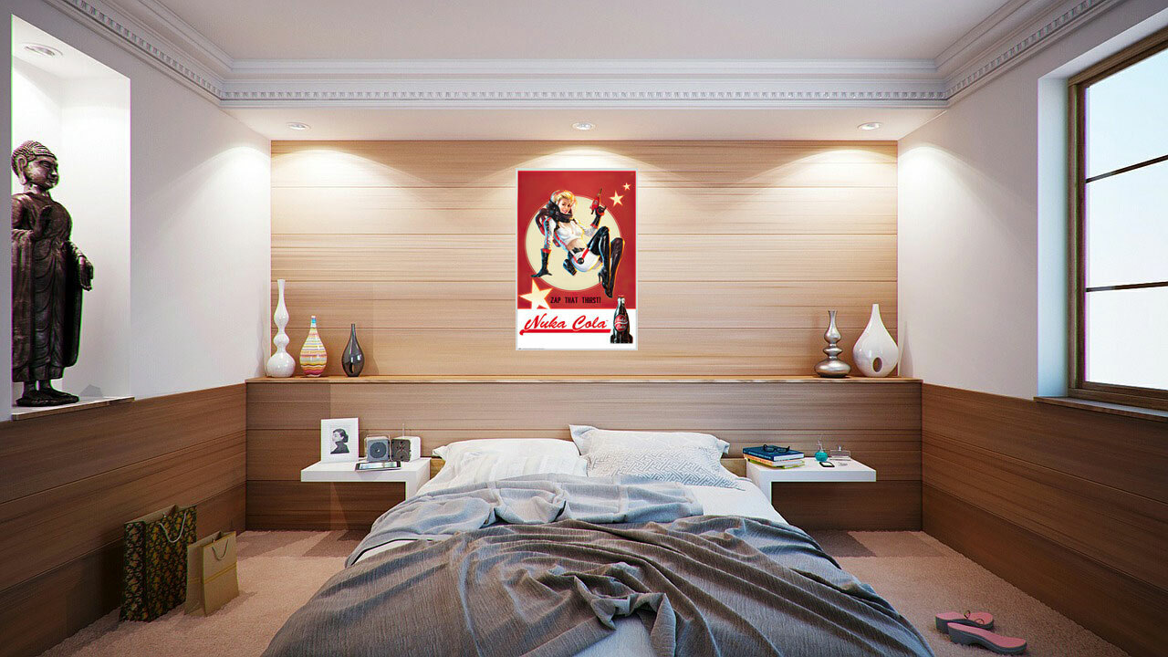 Fallout 4 – Gaming Poster / Print (Nuka Cola Girl) (Size: 24″ X 36″)
