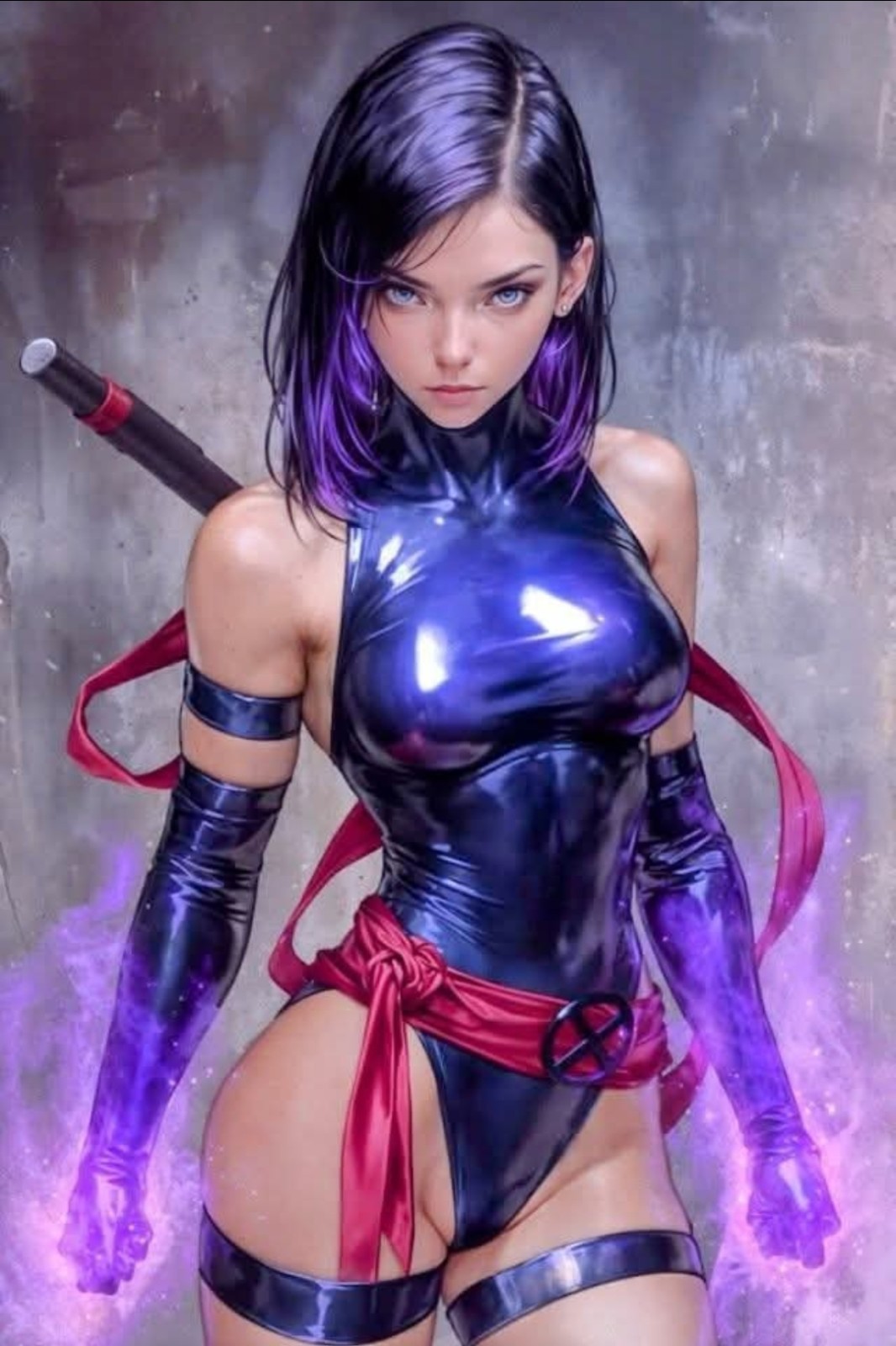 X-MEN’S: PSYLOCKE X VYNIL X HIGH GLOSS X STICKER X 3X2 INCHES STICKER X XMEN