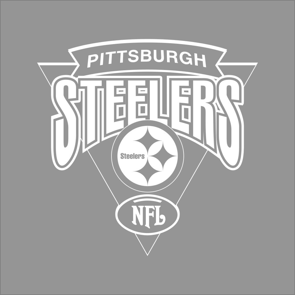 Pittsburgh Steelers #5 NFL Team Logo 1 Color Vinyl Decal Sticker Window Car Wall