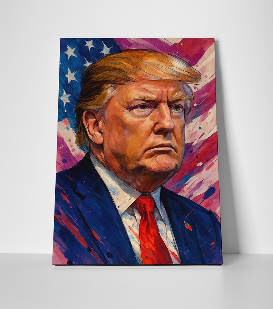 Donald Trump Painting Poster or Canvas
