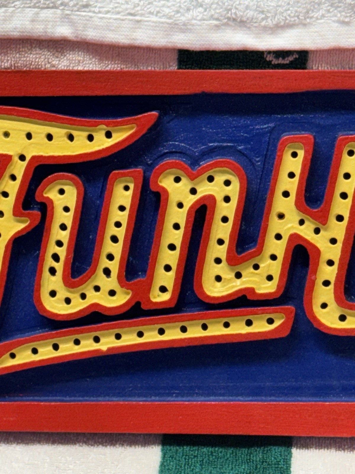 Williams Pinball Funhouse Logo Topper / Wall Art CAD Cut Topper