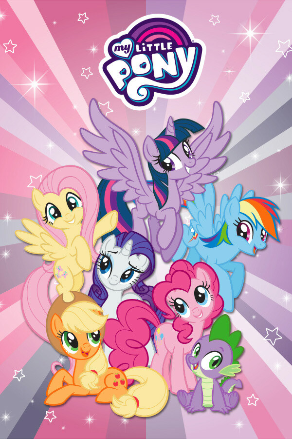 MY LITTLE PONY CLASSIC GROUP 24X36 POSTER ICONIC GIFT CHILDREN KIDS CLASSIC FUN!