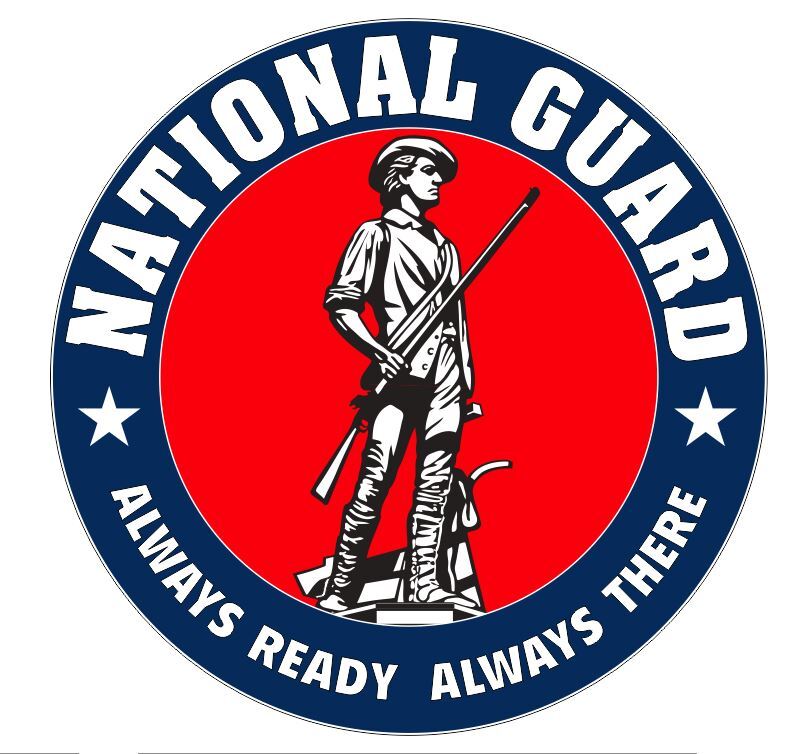 United States National Guard Sticker Decal M887
