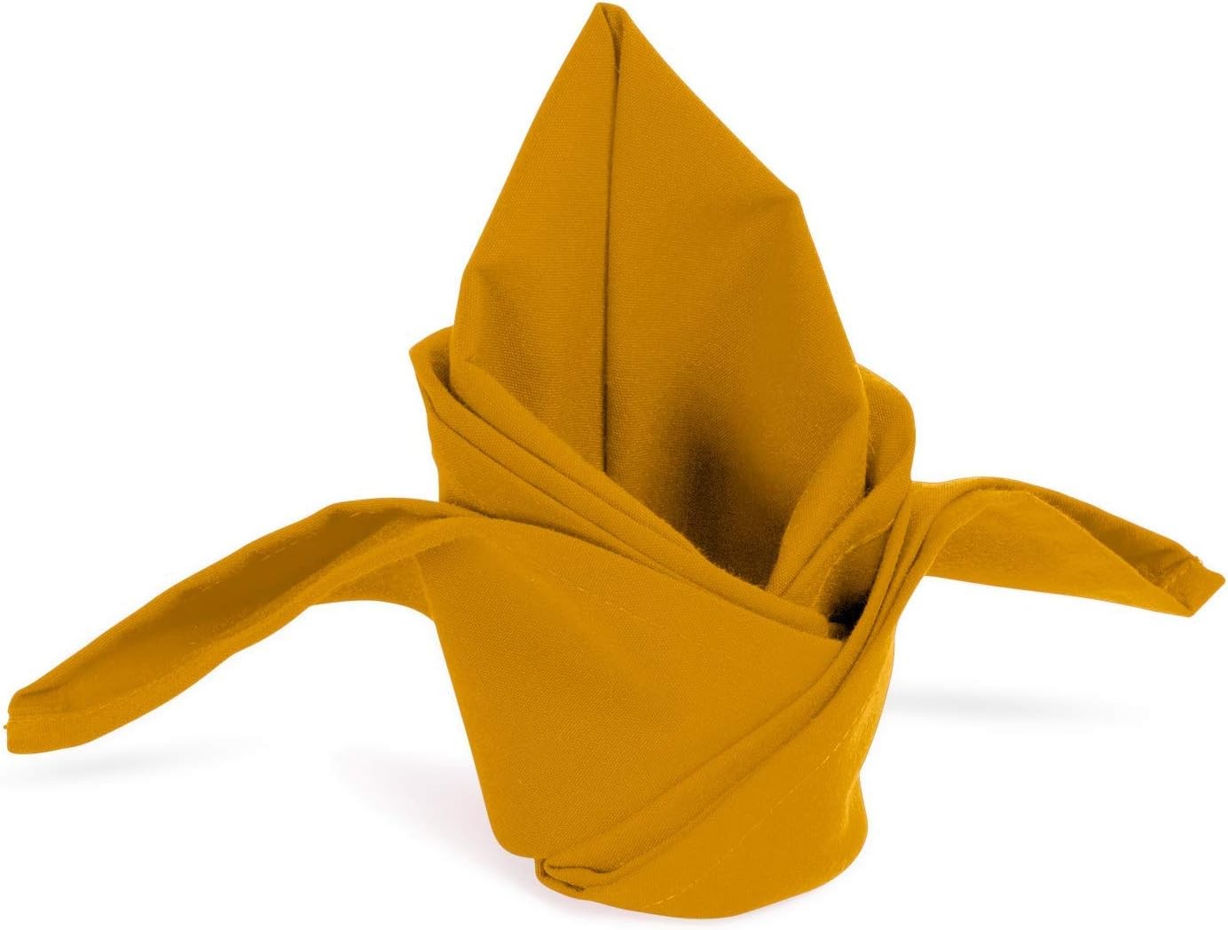 Gold Cloth Napkins – 300 Pack of 20” Large Dinner Table Linen – Easy Care and