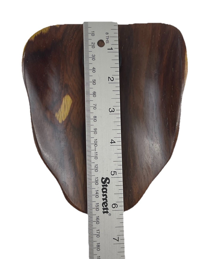 Tiki Solid Two-tone Carved Wood Face Mask Wall Hanging Decor Unbranded