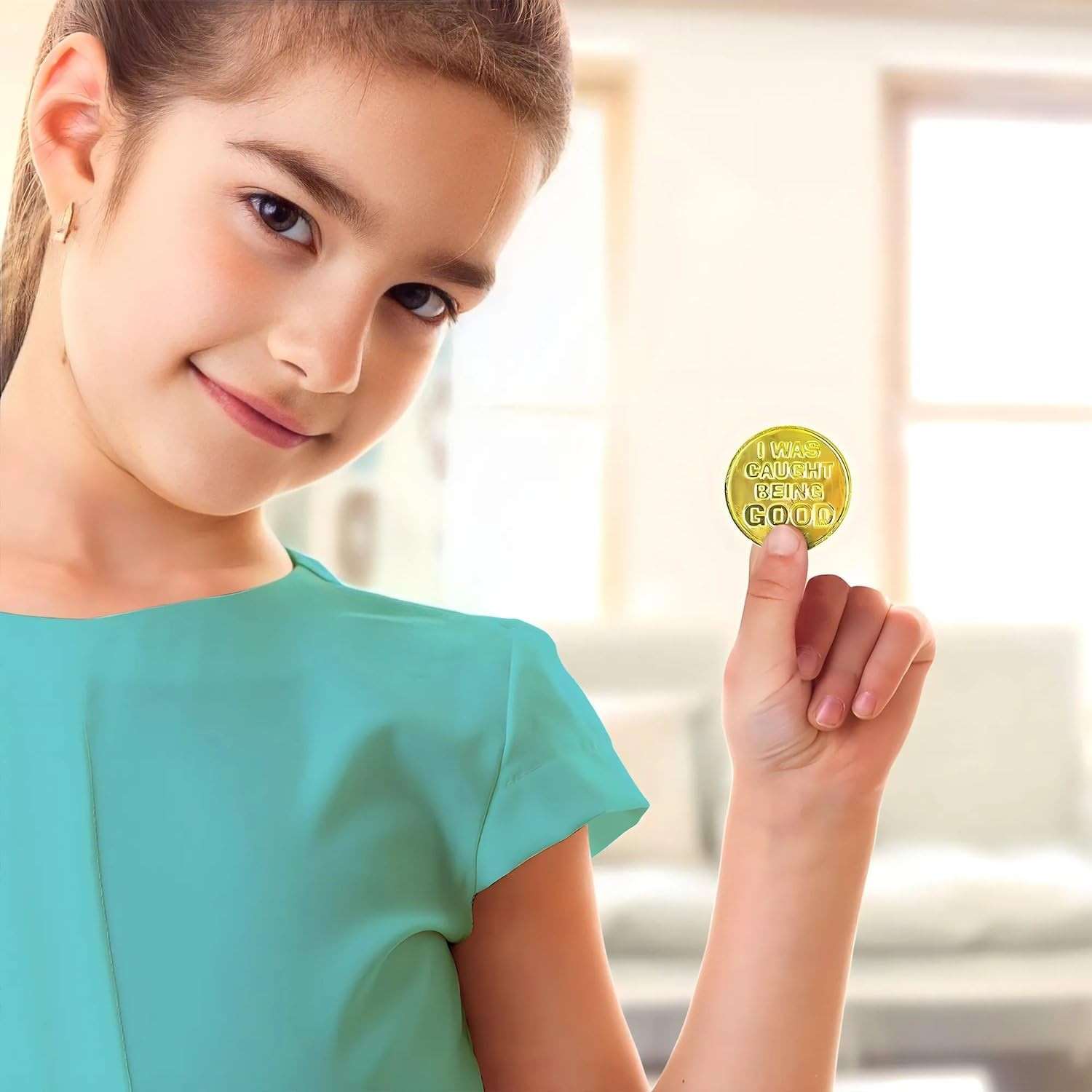 Caught Being Good Coins – Bulk Set of 144 Tokens – Classroom 1 1/4″, multi