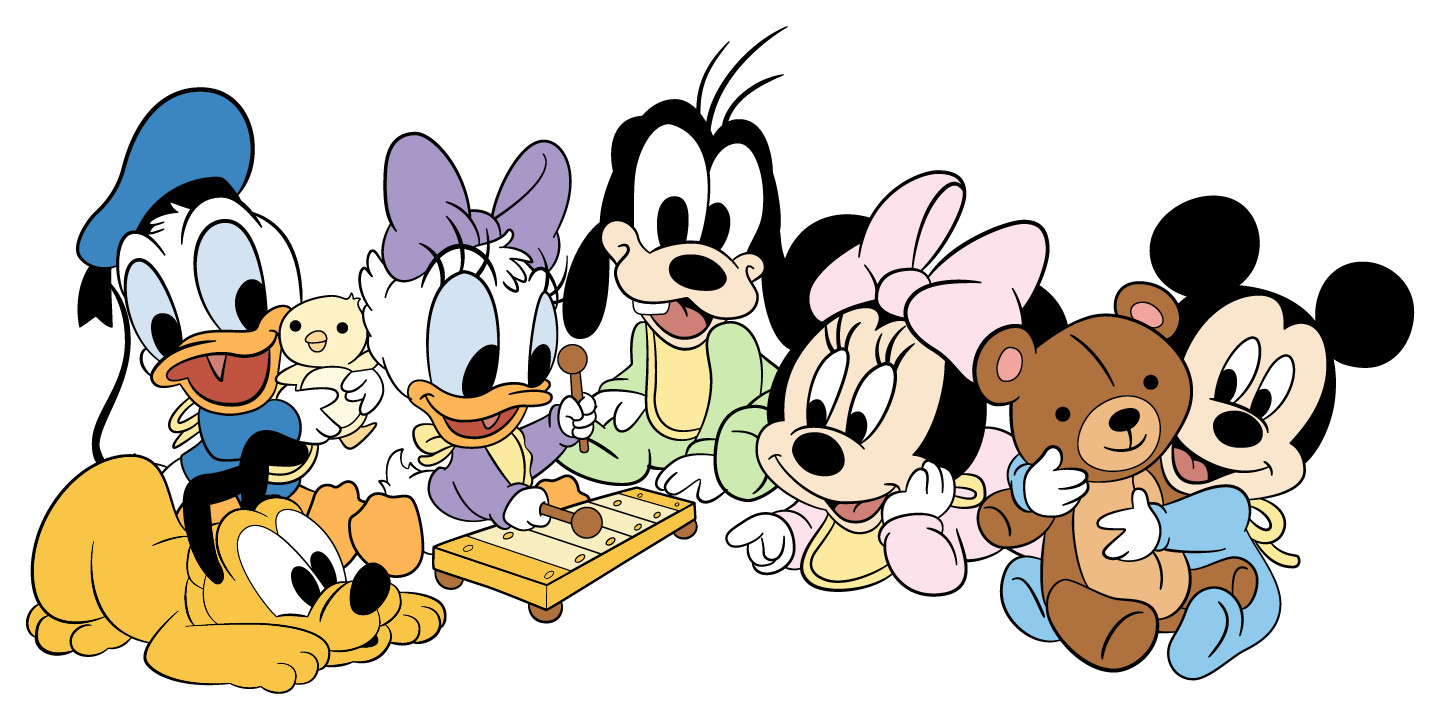 Disney Baby Characters Vinyl Wall Art Decal – Kids Bedroom Nursery Art Stickers