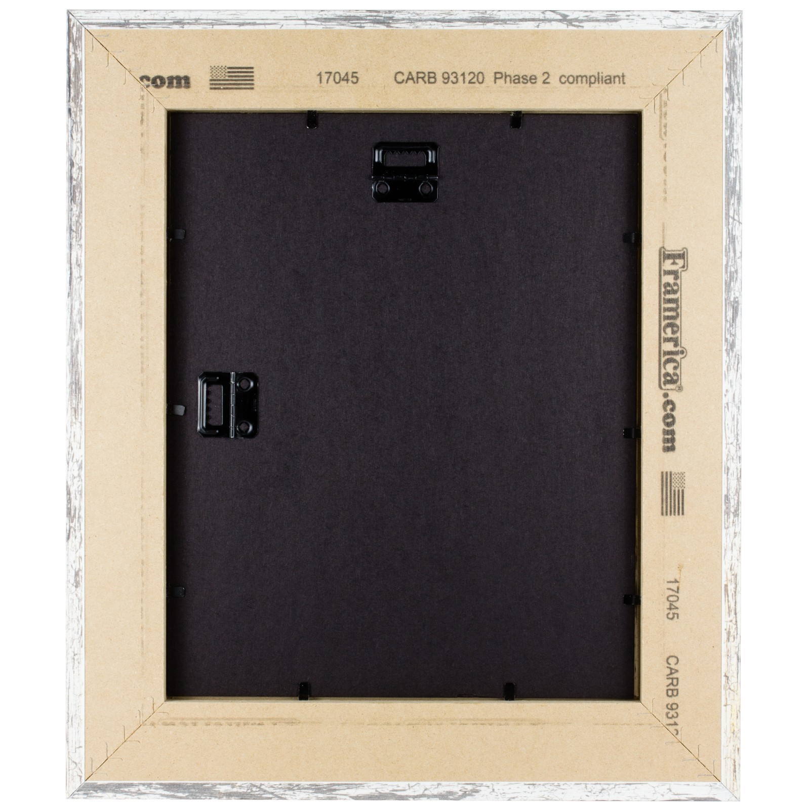 American Barn, 2″ White Faux Barn Wood Picture Frame, Common Sizes 4×5 – 17×33