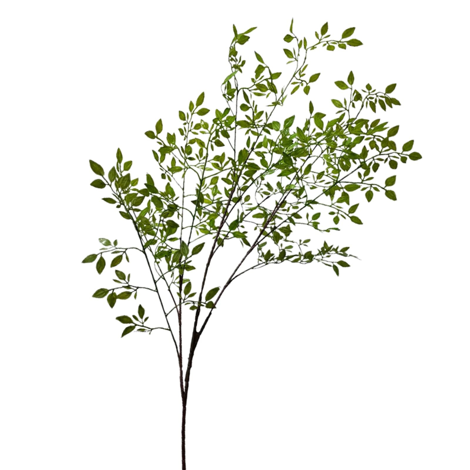 4 Pack Artificial Leaves Stems 43.4 Inch Long Faux Nandina Greenery Bunch Pla…