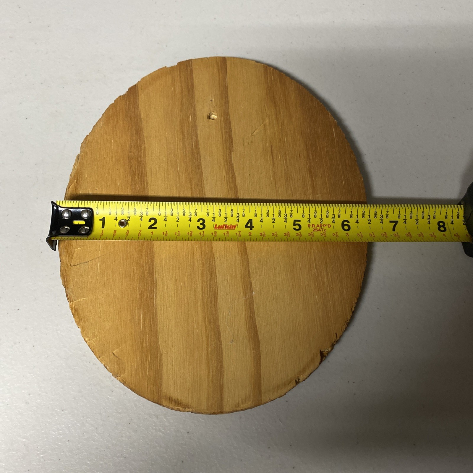 Vintage Wood Plaque “Reckon it’s worth planting?” – Oval 6 1/2 in x 8 1/4 in