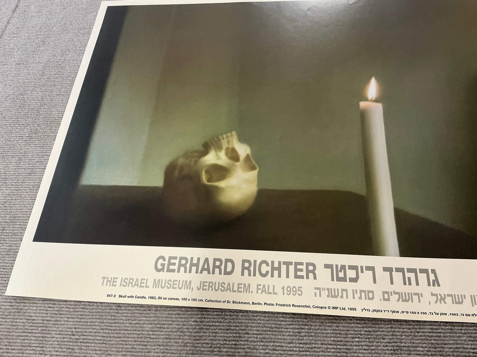 GERHARD RICHTER Skull with Candle, 1995