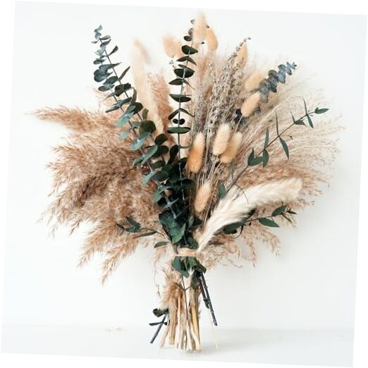 Green Pampas Grass Boho Bouquet – Exquisite Lavender and Eucalyptus Regular