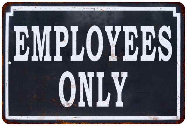 Employees Only Sign Vintage Retro Reproduction Business Decor 108120067037