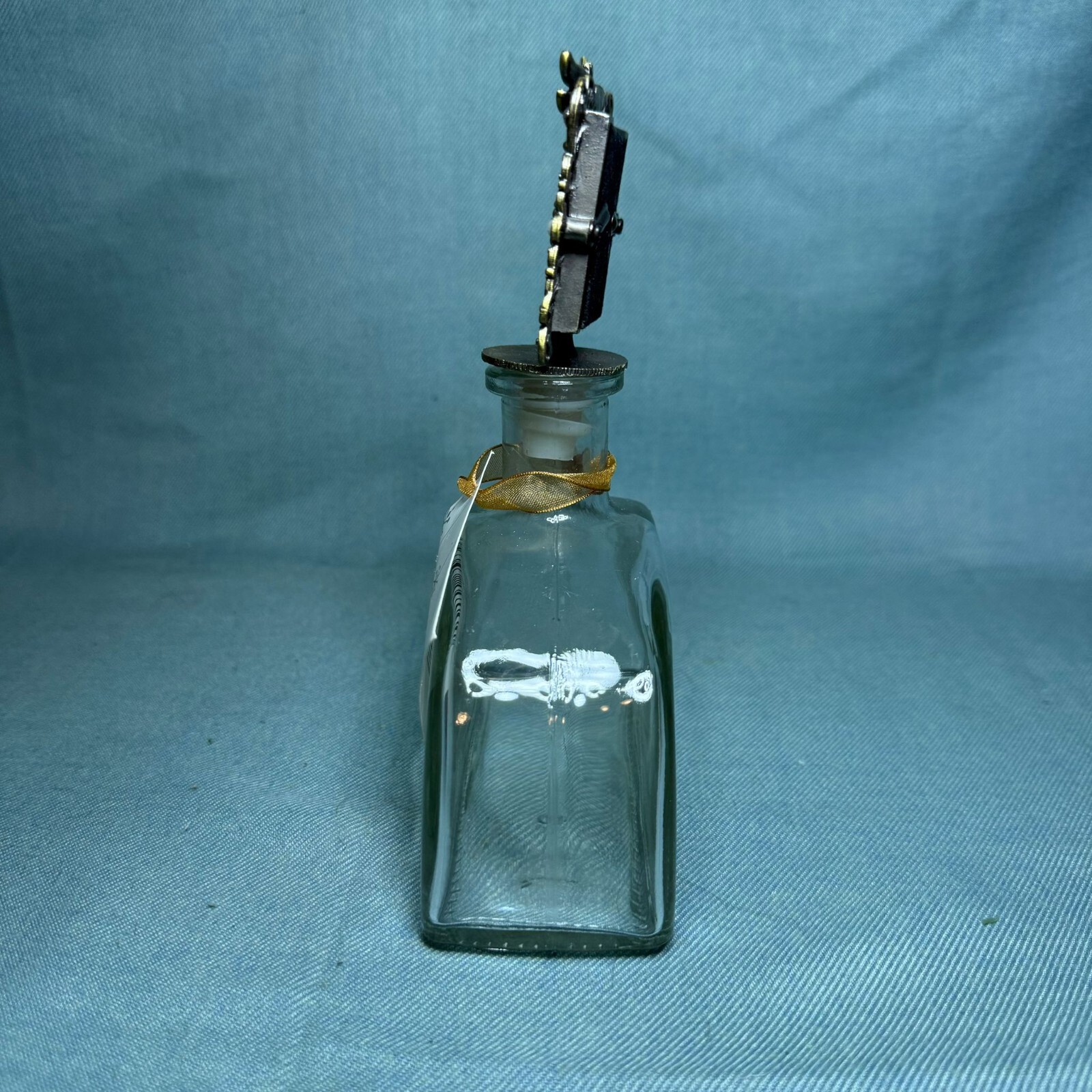 Studio Decor, Bottle 6″ with Cap with Photo Frame 1.5×1.5″, Decor