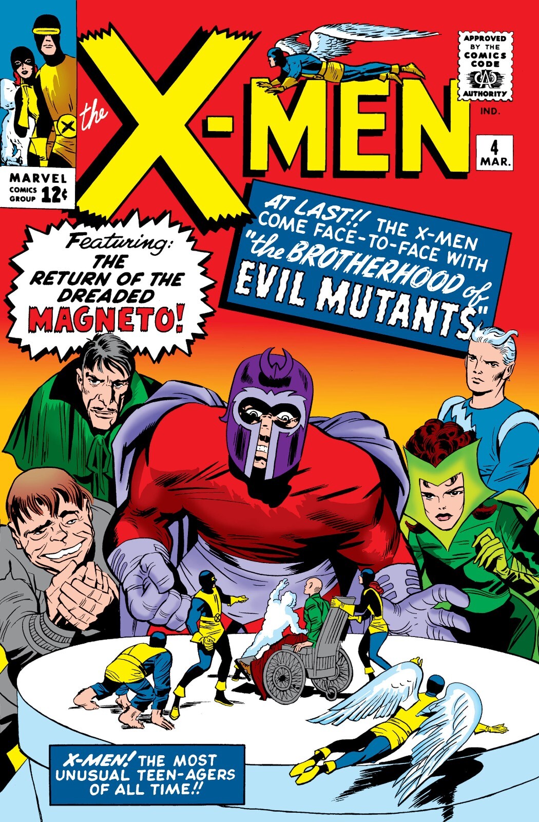 THE X-MEN #4 COMIC BOOK COVER 11″x17″ POSTER PRINT