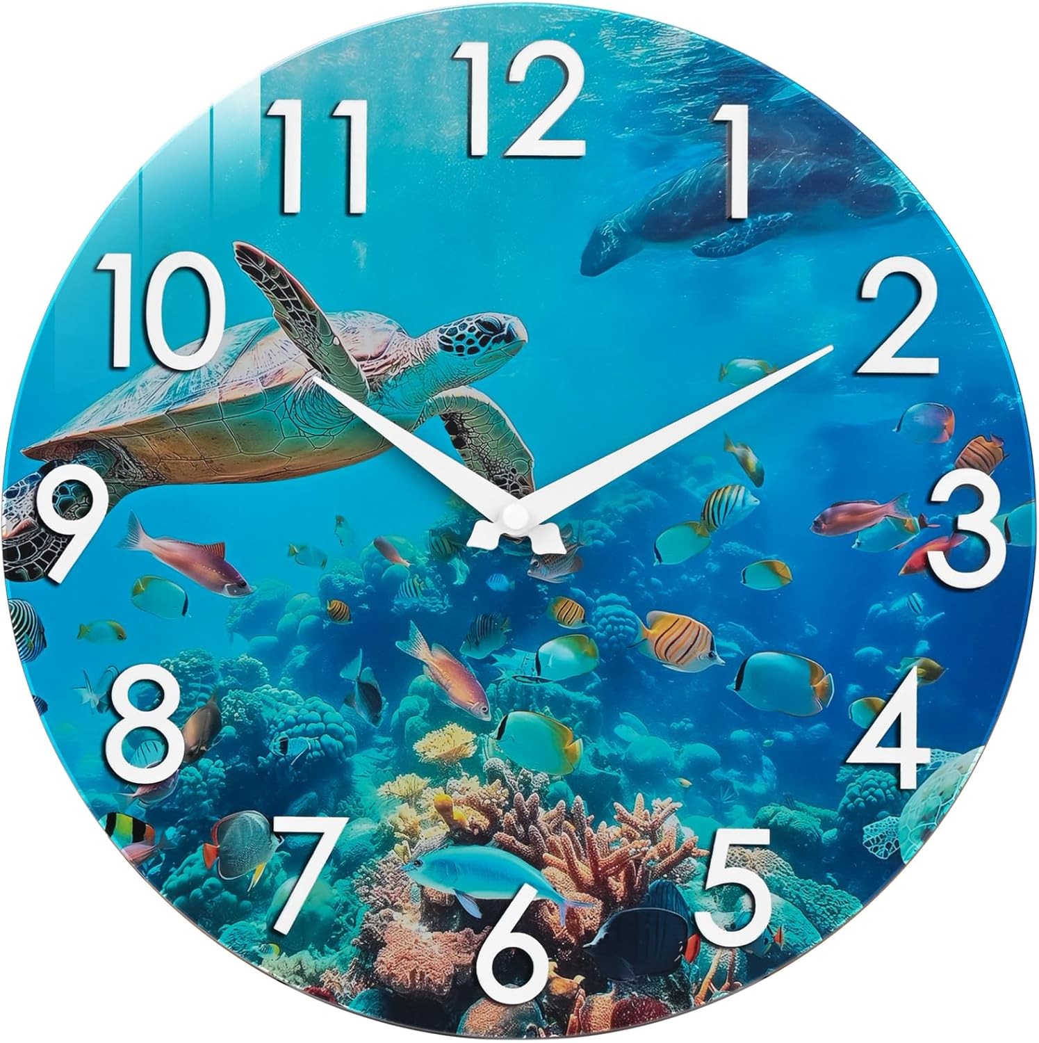 Outdoor Waterproof Clock, Suitable for Patios, Pools, and Gardens