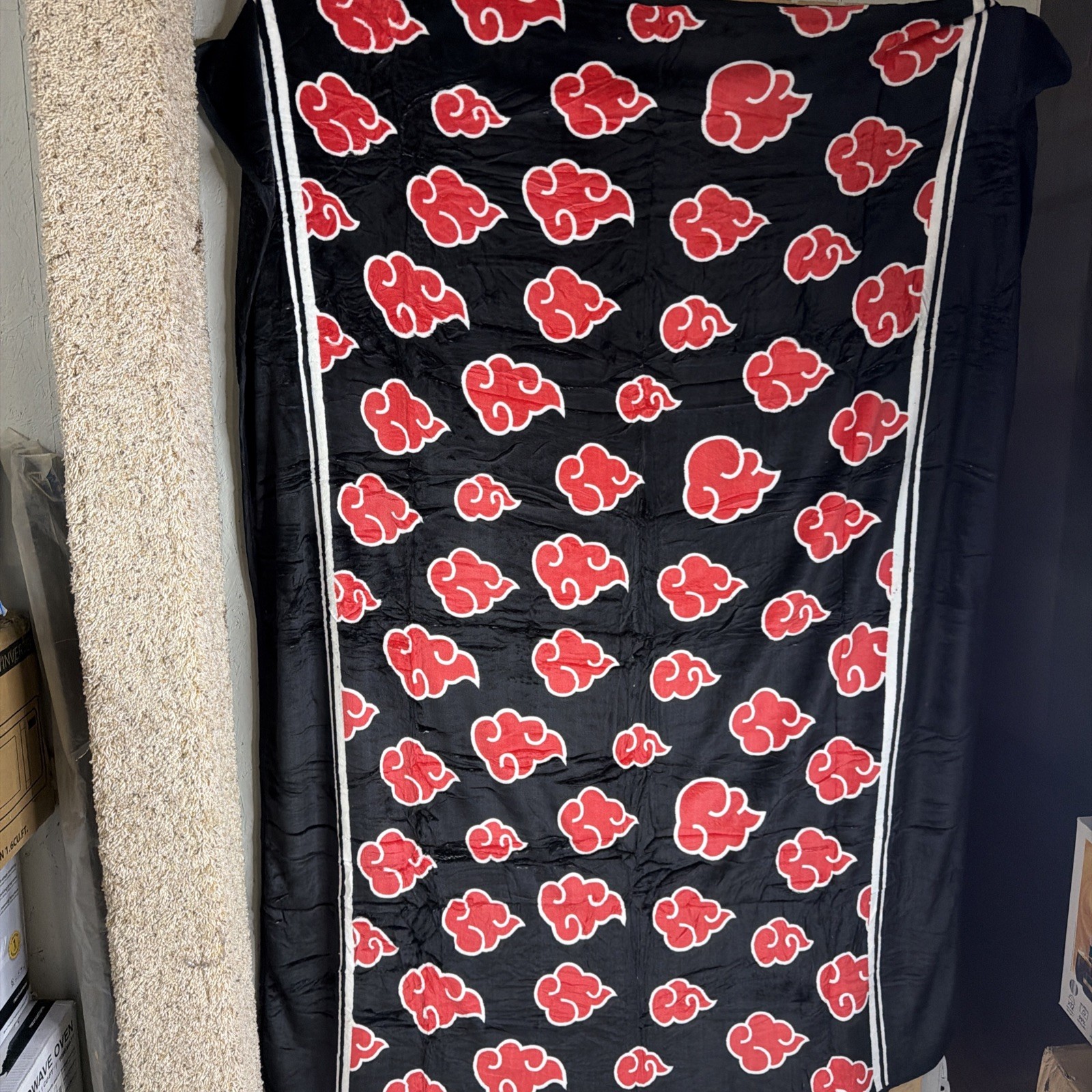 Naruto Shippuden Anti Leaf Clouds Akatsuki Throw Blanket/ Large 80×60