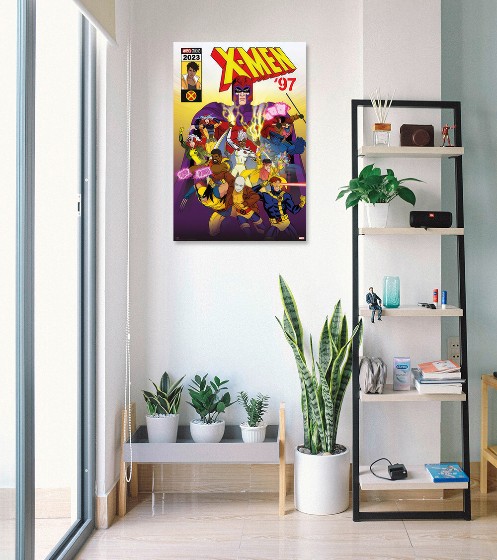 X-Men ’97 – Marvel Comics TV Show Poster (Character Montage) (Size: 24″ x 36″)