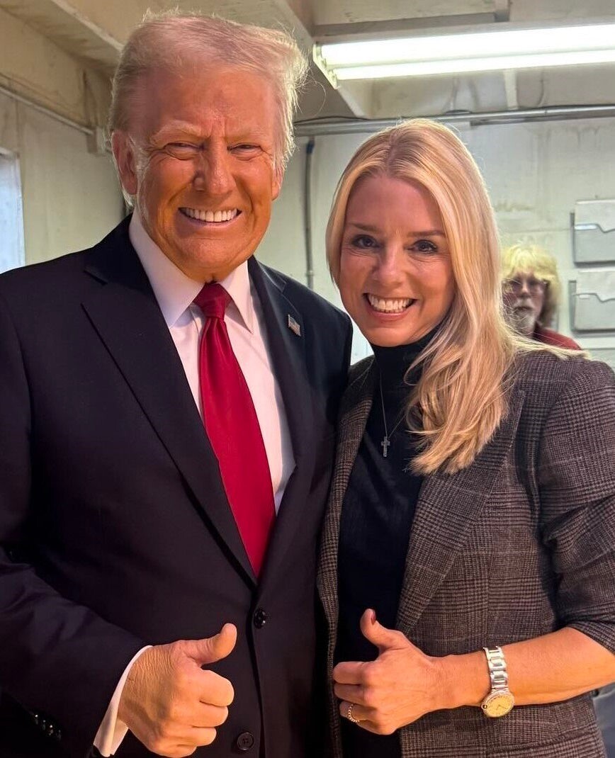 PAM BONDI DONALD TRUMP GLOSSY POSTER PICTURE PHOTO PRINT BANNER 11773
