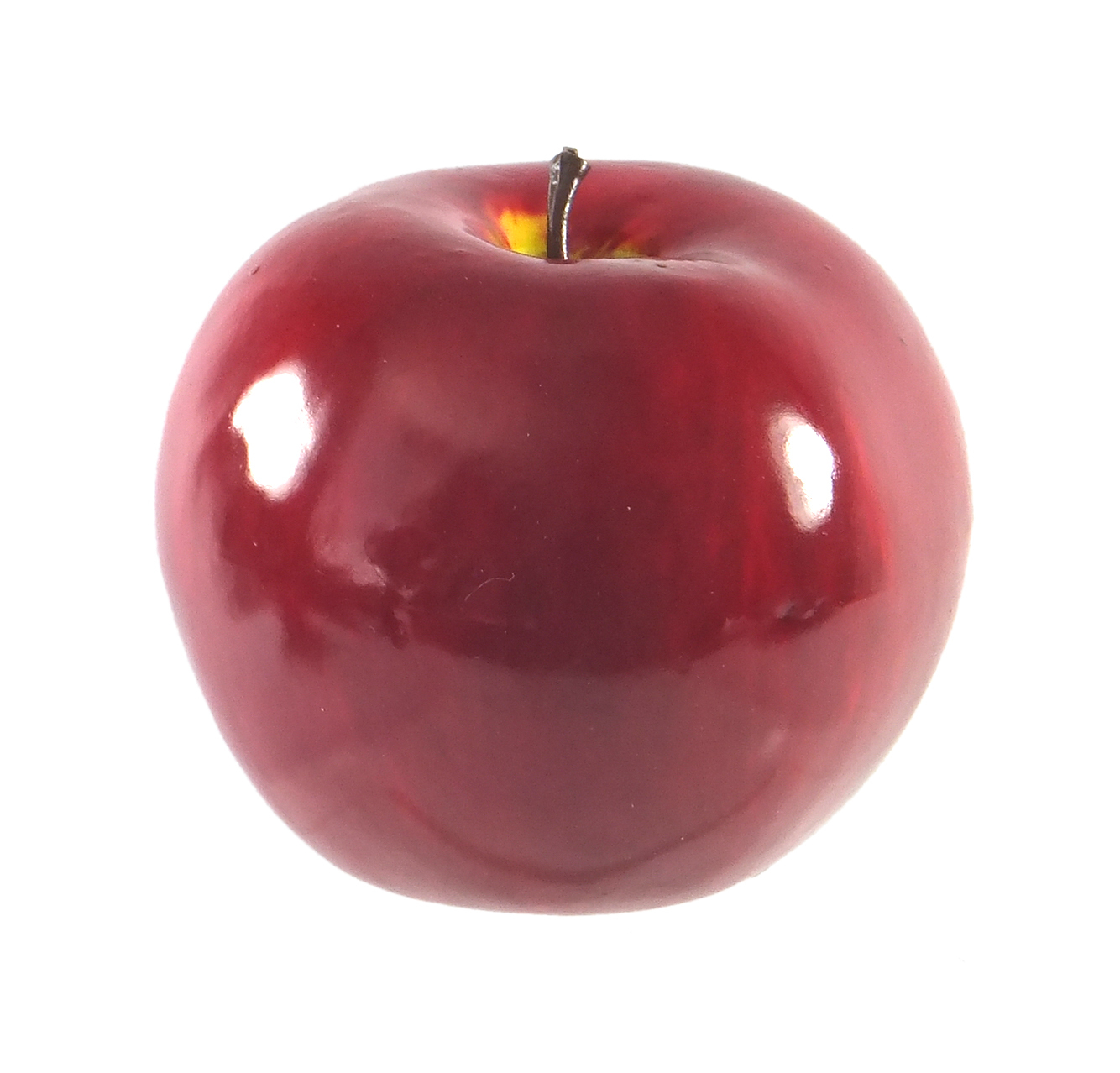 Artificial Jonathan Nova Apple Large Shiny Plastic Fruit Round Red Apples Fake