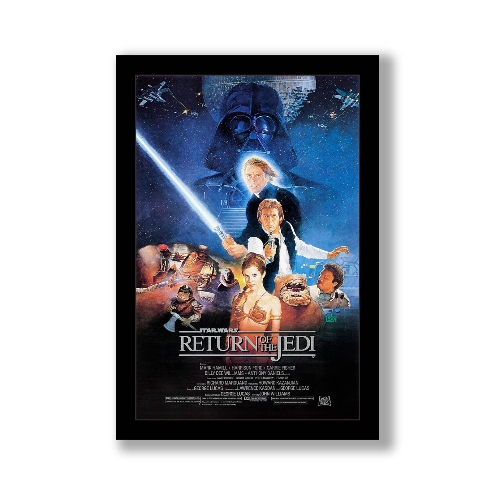 STAR WARS RETURN OF THE JEDI – 11×17 Framed Movie Poster by Wallspace