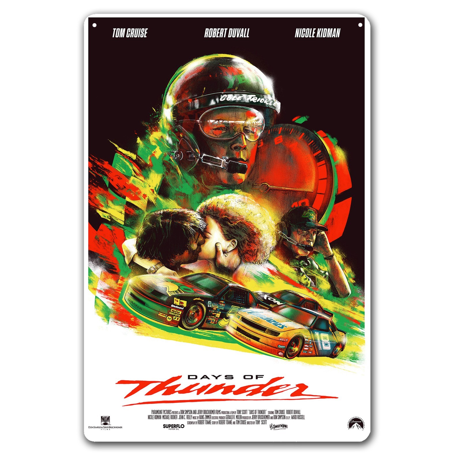 Days of Thunder – Tom Cruise Movie Metal Poster -Collectable Sign- Size:20x30cm