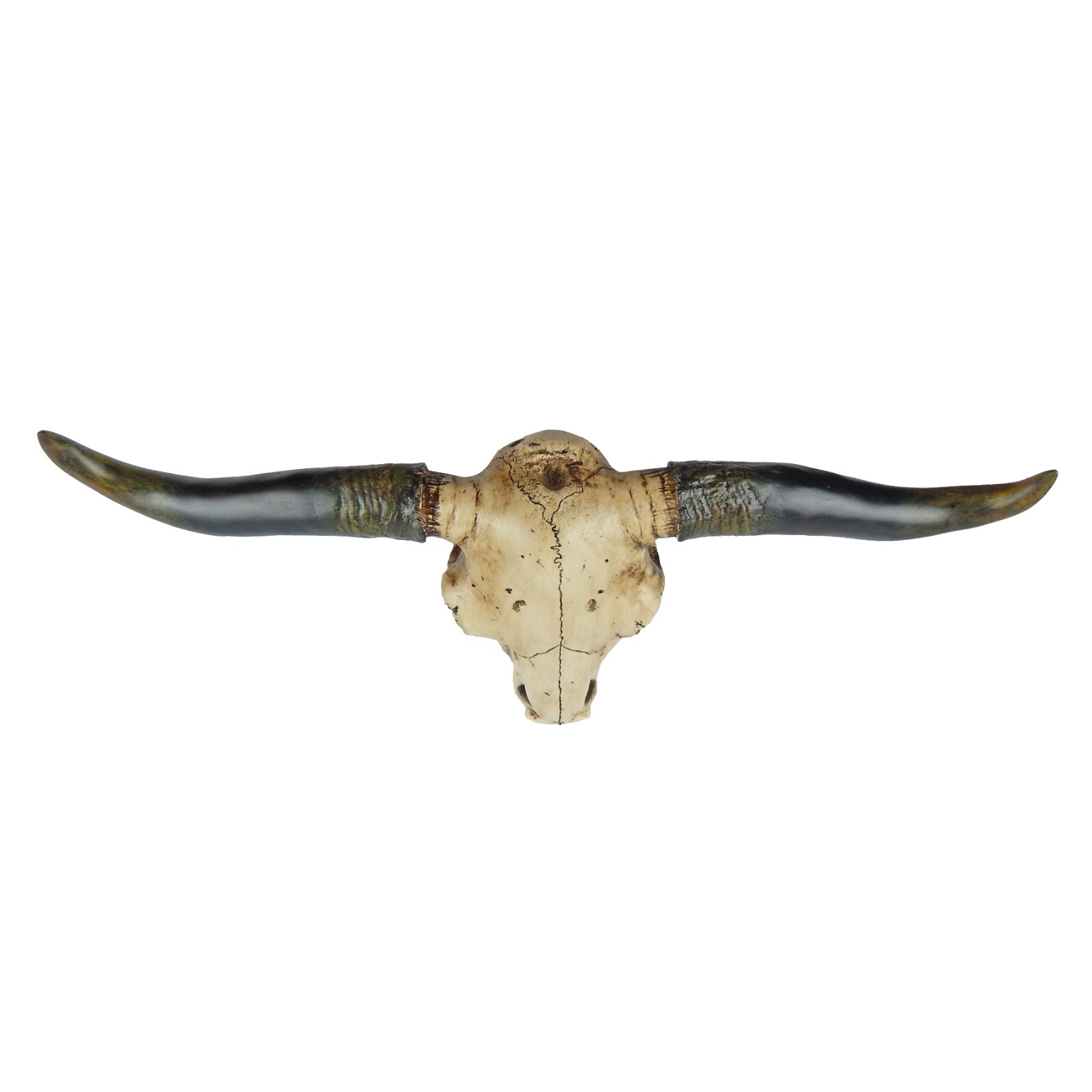 Southwestern Faux Texas Longhorn Skull Steer Rustic Cabin Ranch Decor 20 1/4″