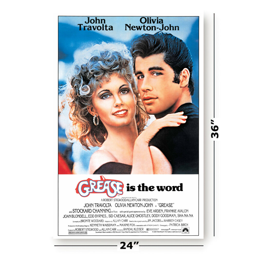 Grease – Movie Poster (Regular Style) (Size: 24″ X 36″)