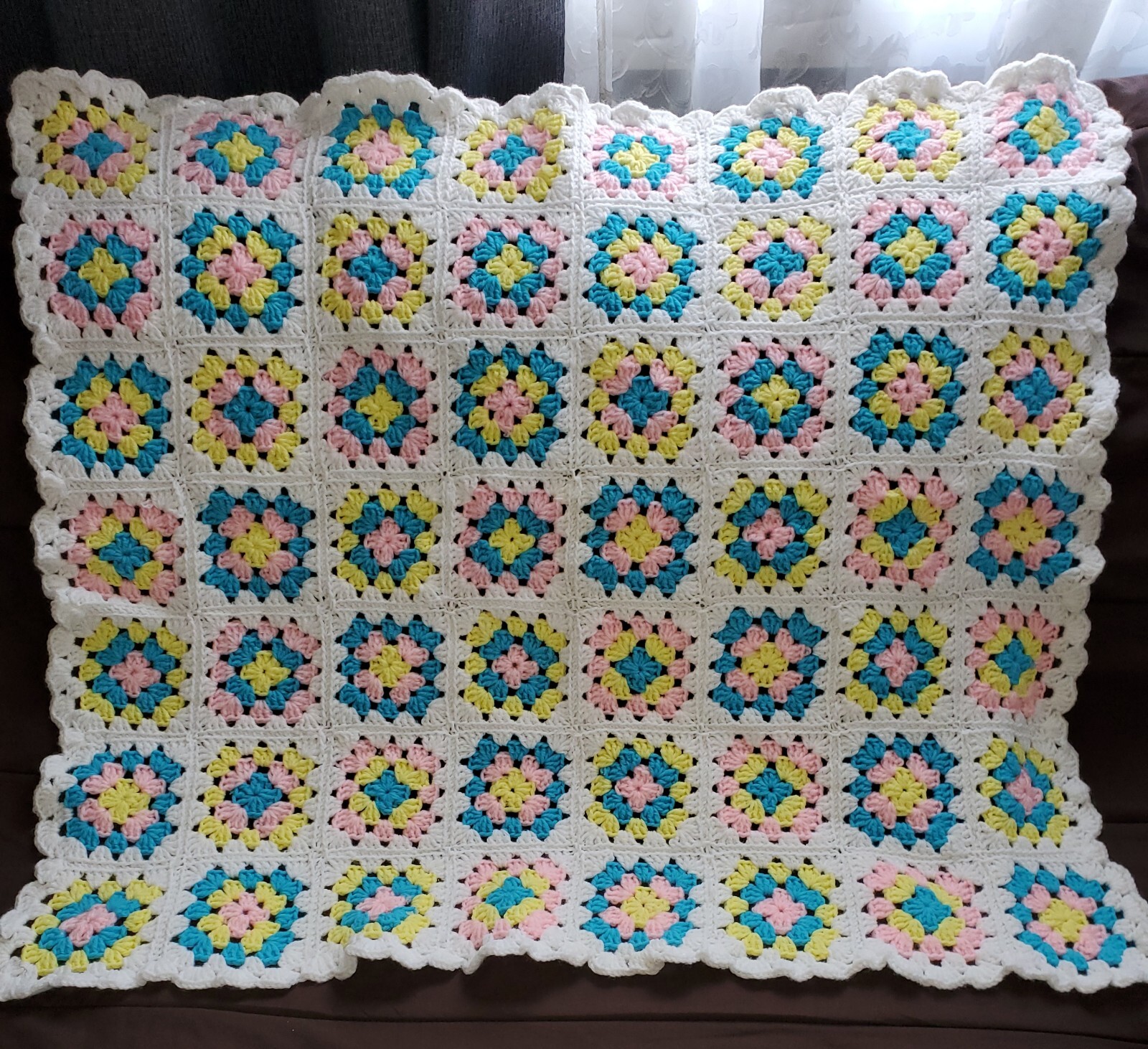 Granny Square Blanket Baby (Unisex) 32×29