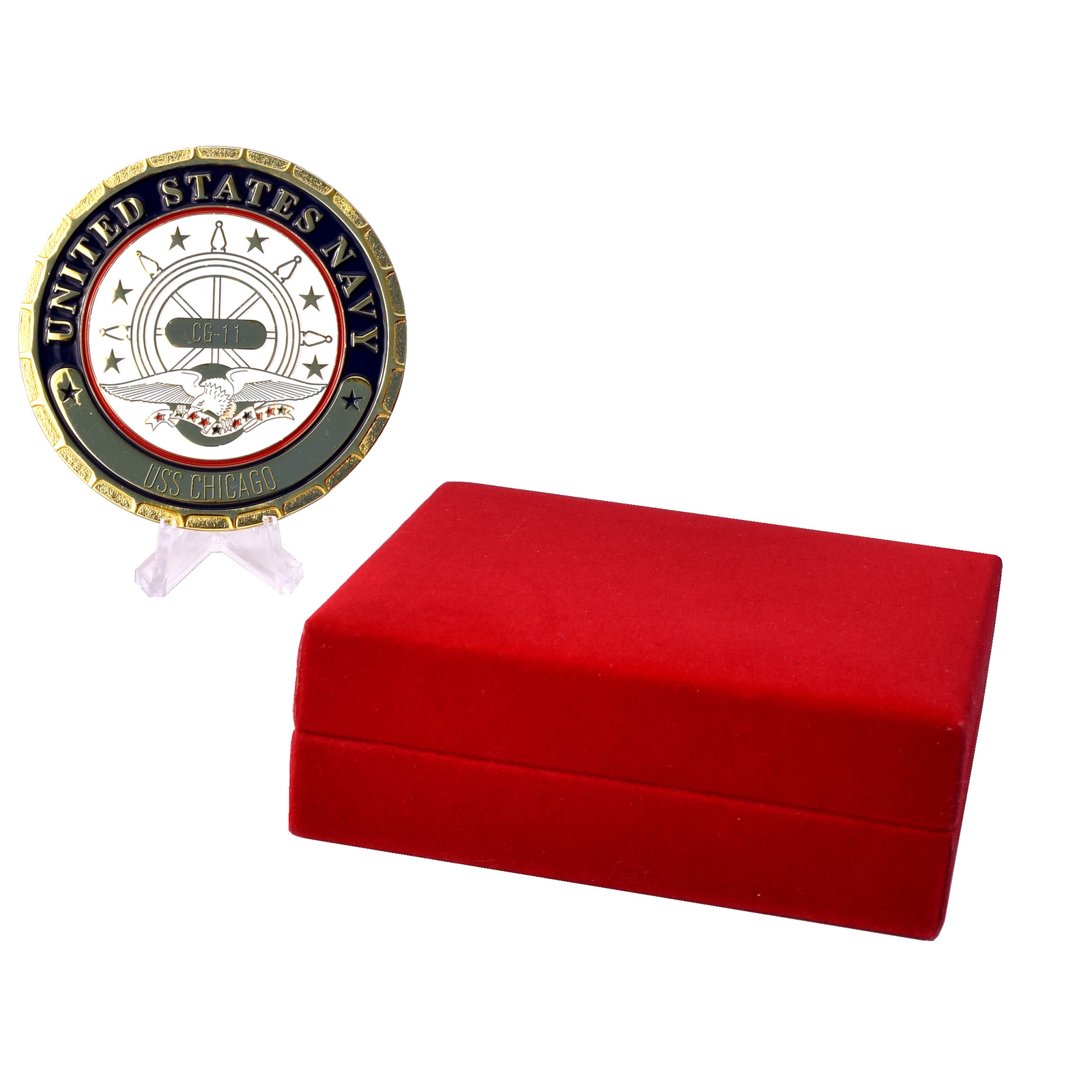 Navy Emporium USS Chicago CG 11 Navy Ship Plaque