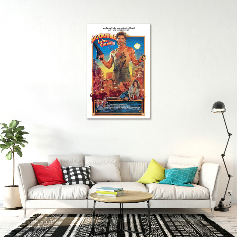 Big Trouble In Little China – Movie Poster (Regular Style) (Size 24″ X 36″)